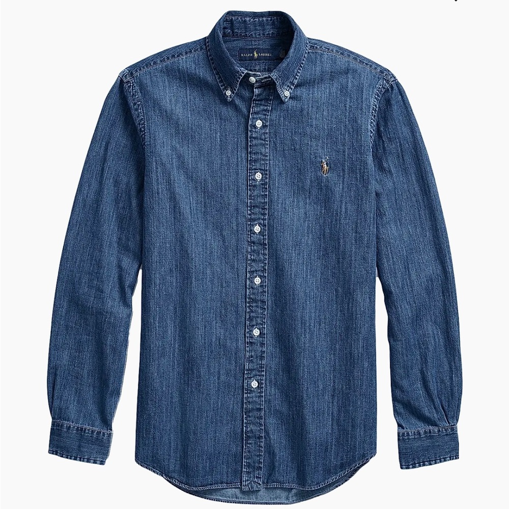 Ralph Lauren Blue Denim Button Down